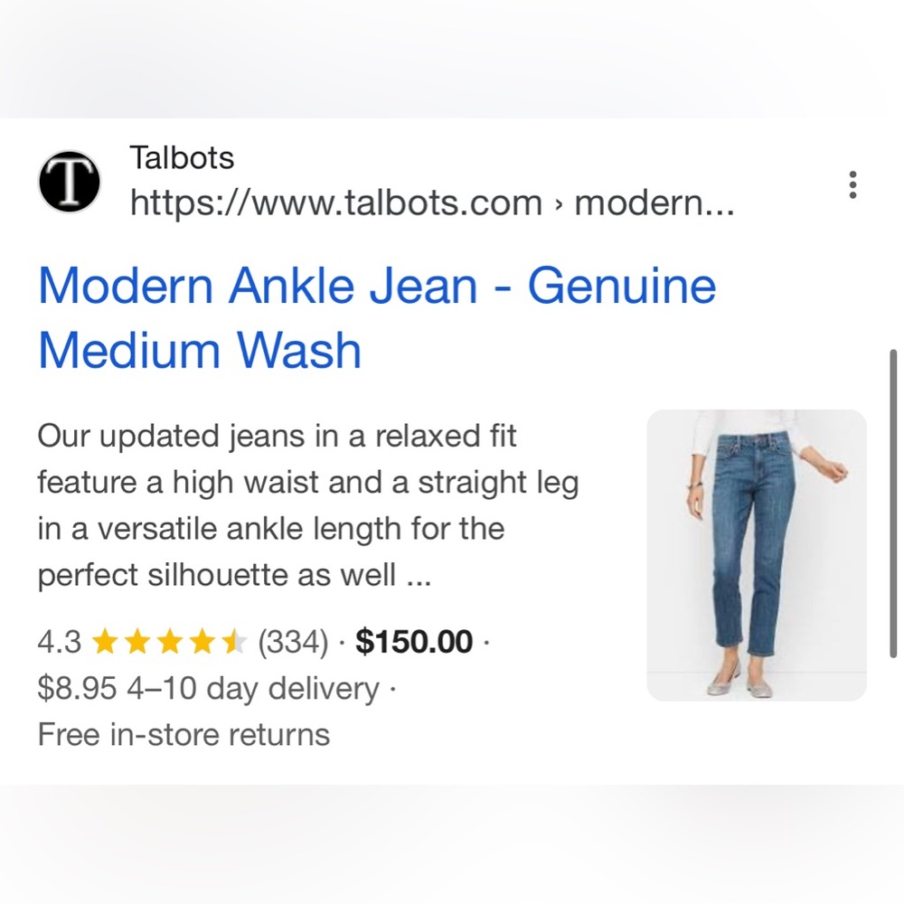 Talbots Jeans - Picture 3 of 13